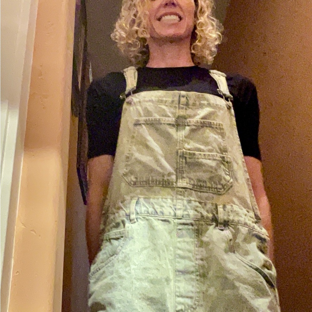 NWOT We The Free Oceanic Jean Shortalls! - Picture 5 of 16